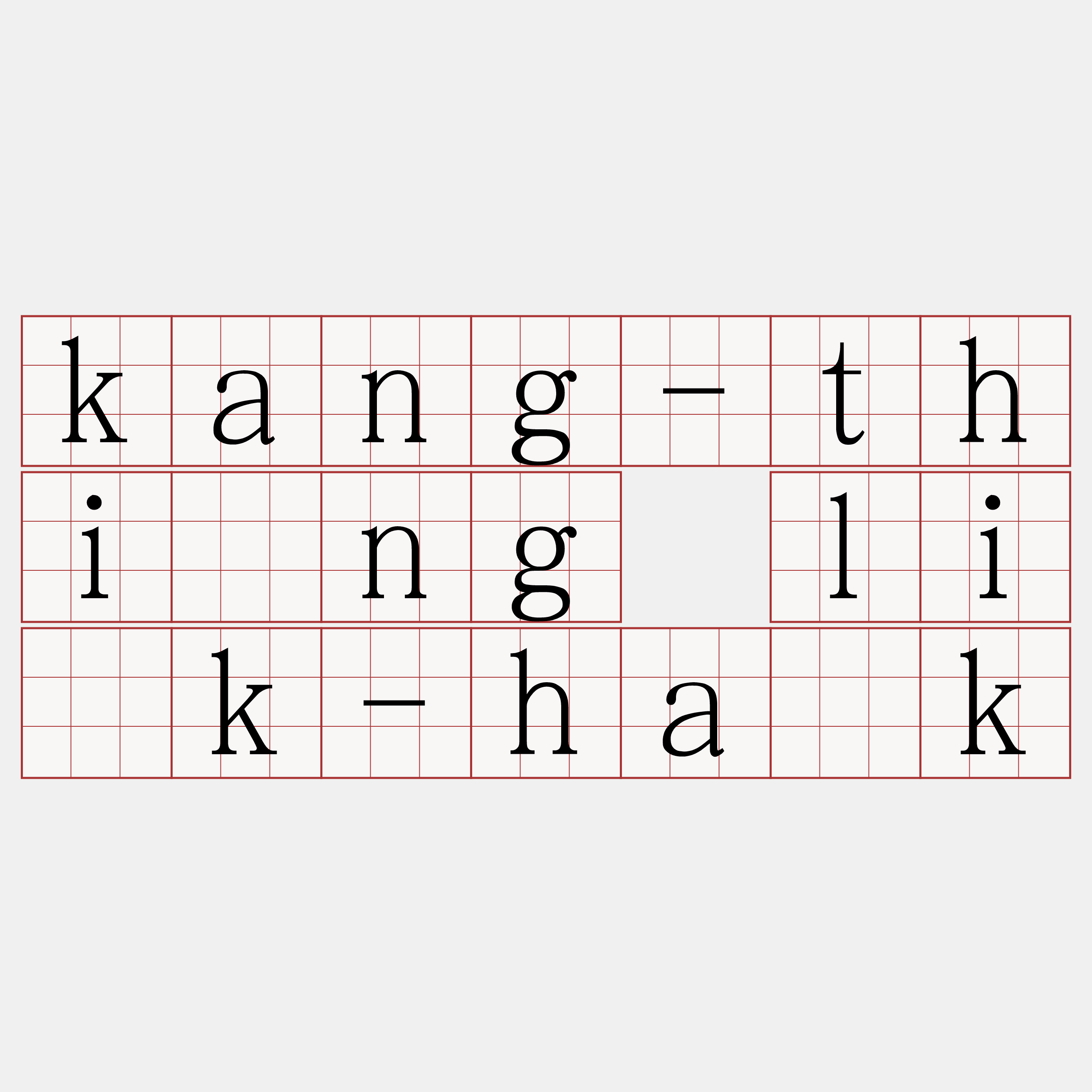 kang-thîng li̍k-ha̍k